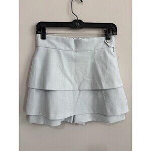 Maje Isalia Tiered Mini Shorts Skort Size 38